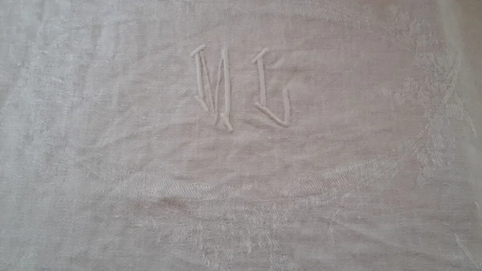 Serviettes monogrammées