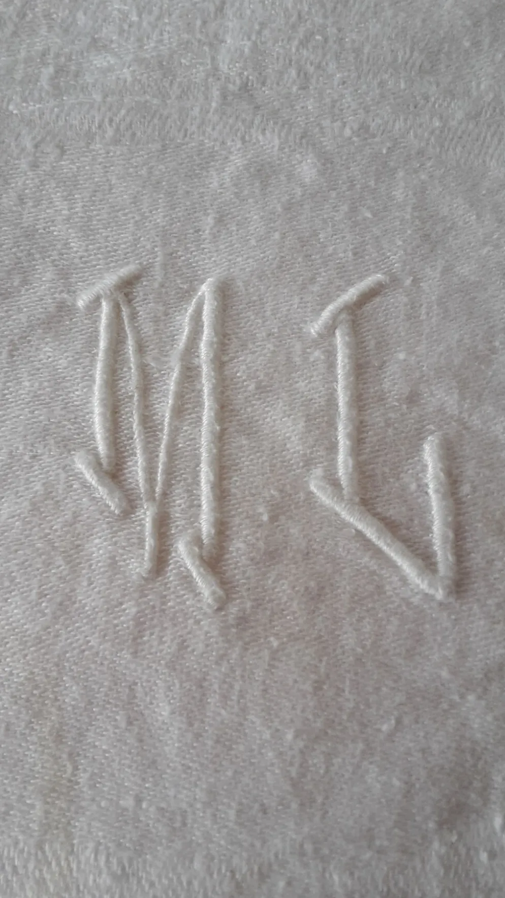 Serviettes monogrammées
