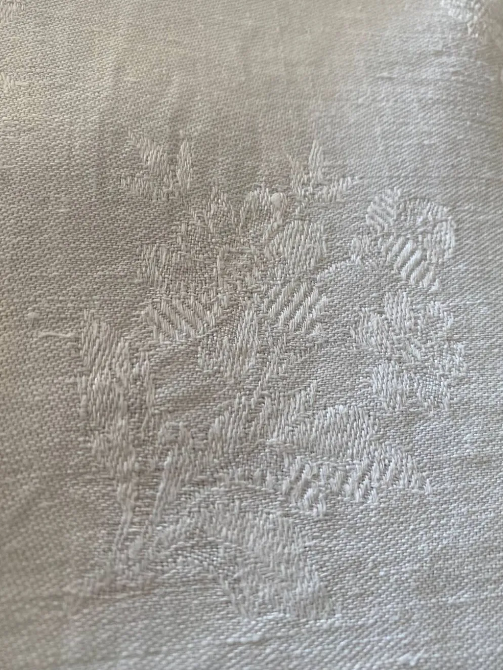 6 serviettes monogramme VV