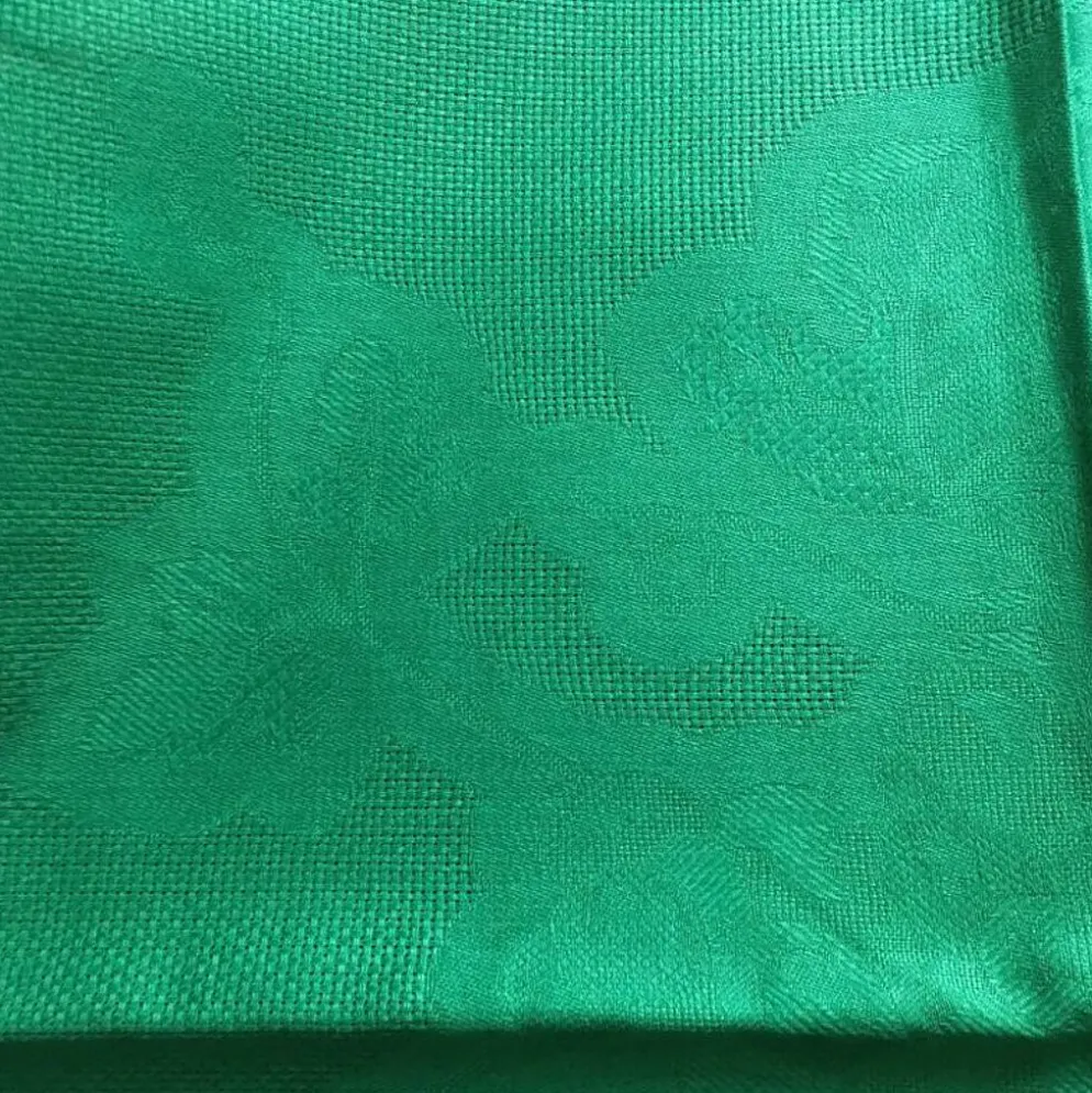 10 serviettes Patrick Frey damassé coton vert
