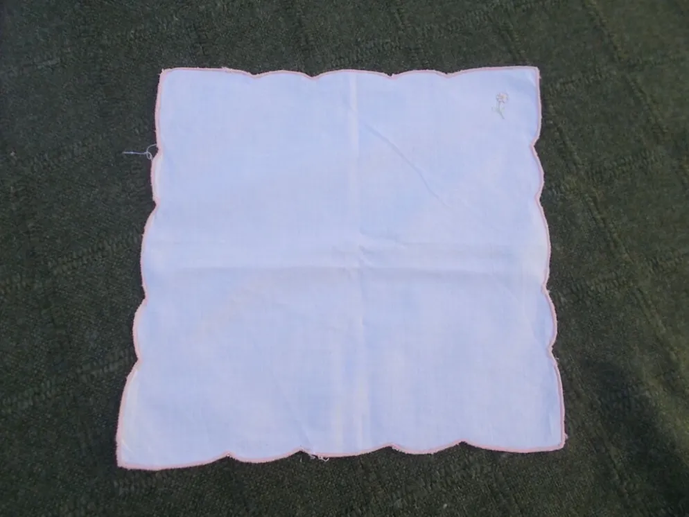 4 serviettes vintage