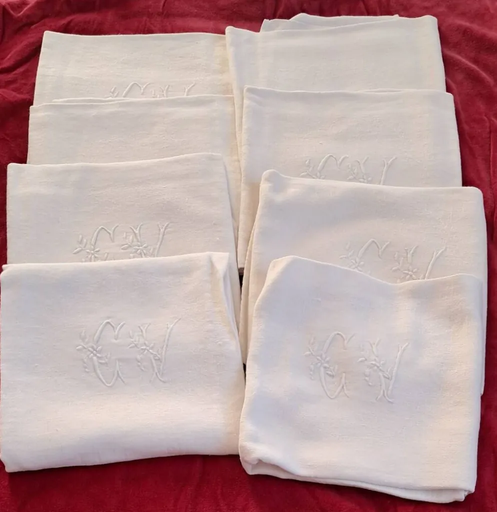 Serviettes vintage