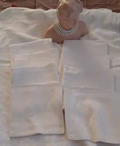 Serviettes vintage