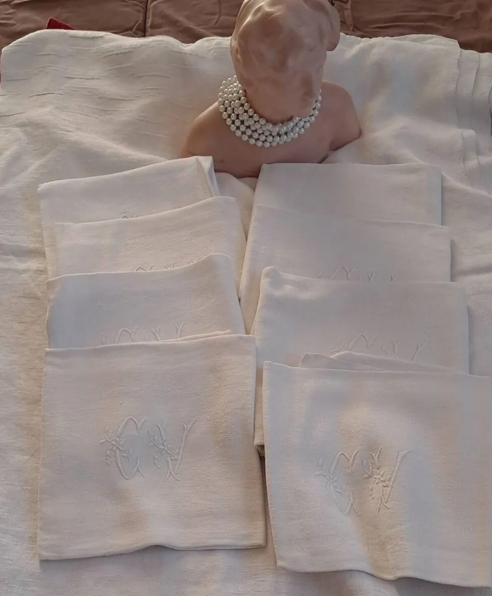 Serviettes vintage