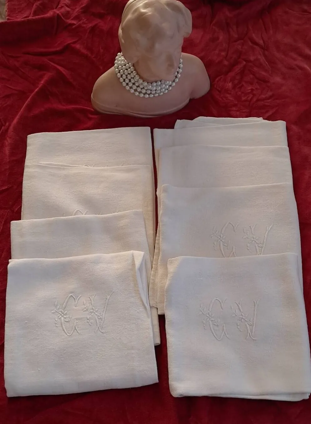 Serviettes vintage