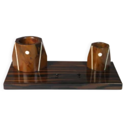 SET DE BUREAU en EBENE de MACASSAR
