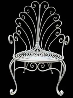 Set de 2 fauteuils Provençaux en fer forgé des années 60