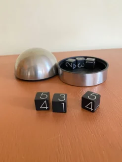 Set de jeu de dés Georg Jensen