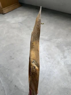 Set de 4 miroirs organiques brutalistes en bois années 50