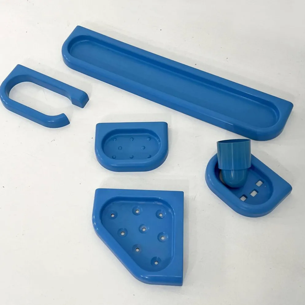 Set de Salle de Bain Bleu par Gedy, 1970