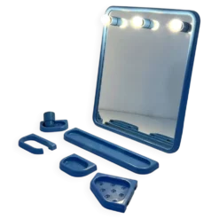 Set de Salle de Bain Bleu par Gedy, 1970