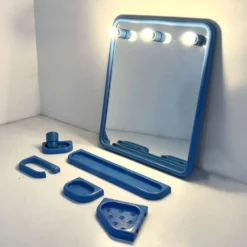 Set de Salle de Bain Bleu par Gedy, 1970