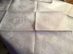 Set de 6 serviettes de chasse 19eme marquées « PB »