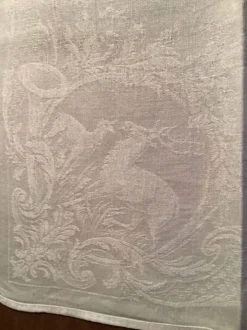 Set de 6 serviettes de chasse 19eme marquées « PB »