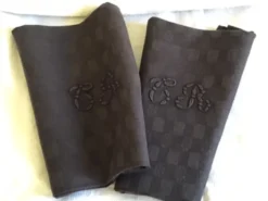 Set de 2 serviettes de table « CR »