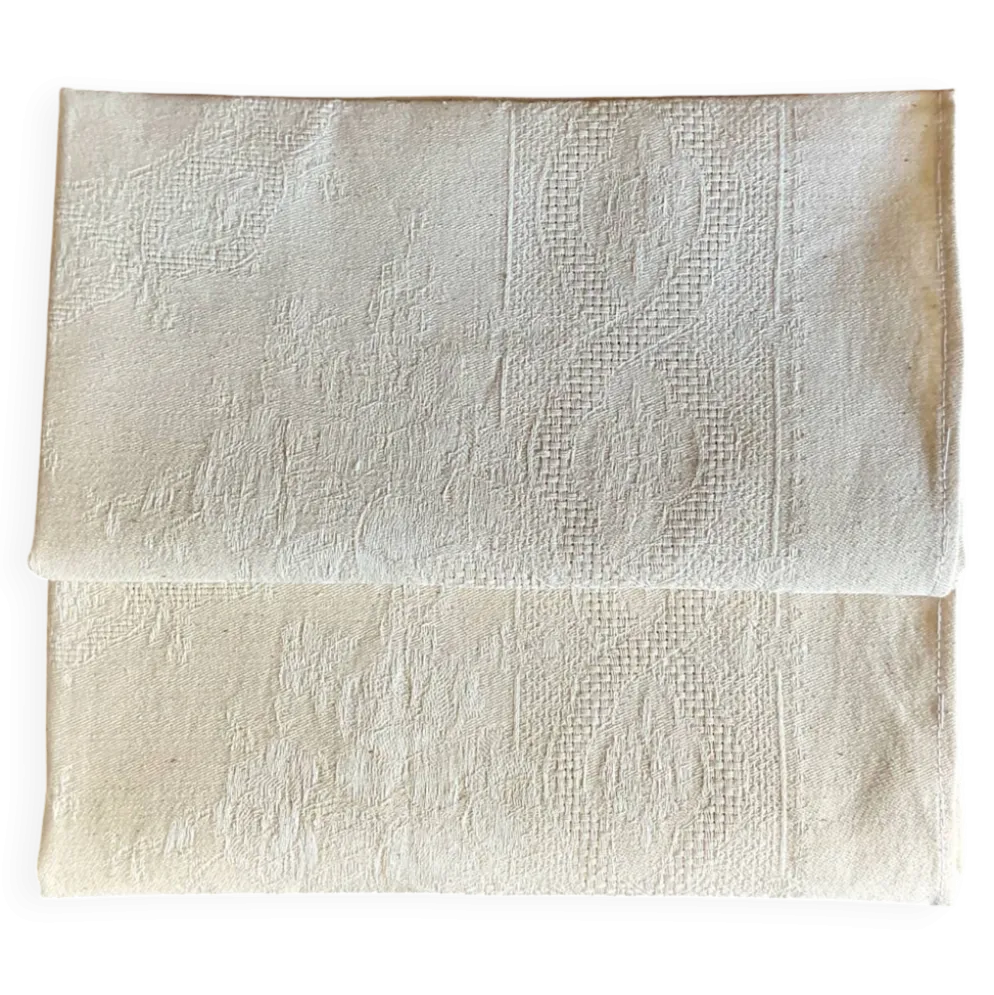 Set de 2 serviettes de table en lin