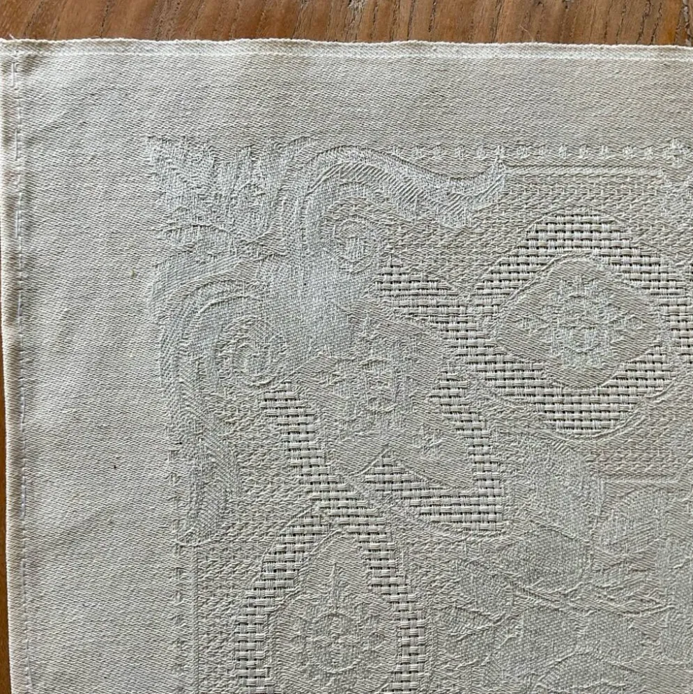 Set de 2 serviettes de table en lin