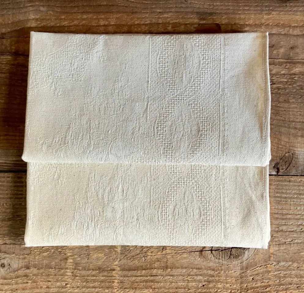 Set de 2 serviettes de table en lin