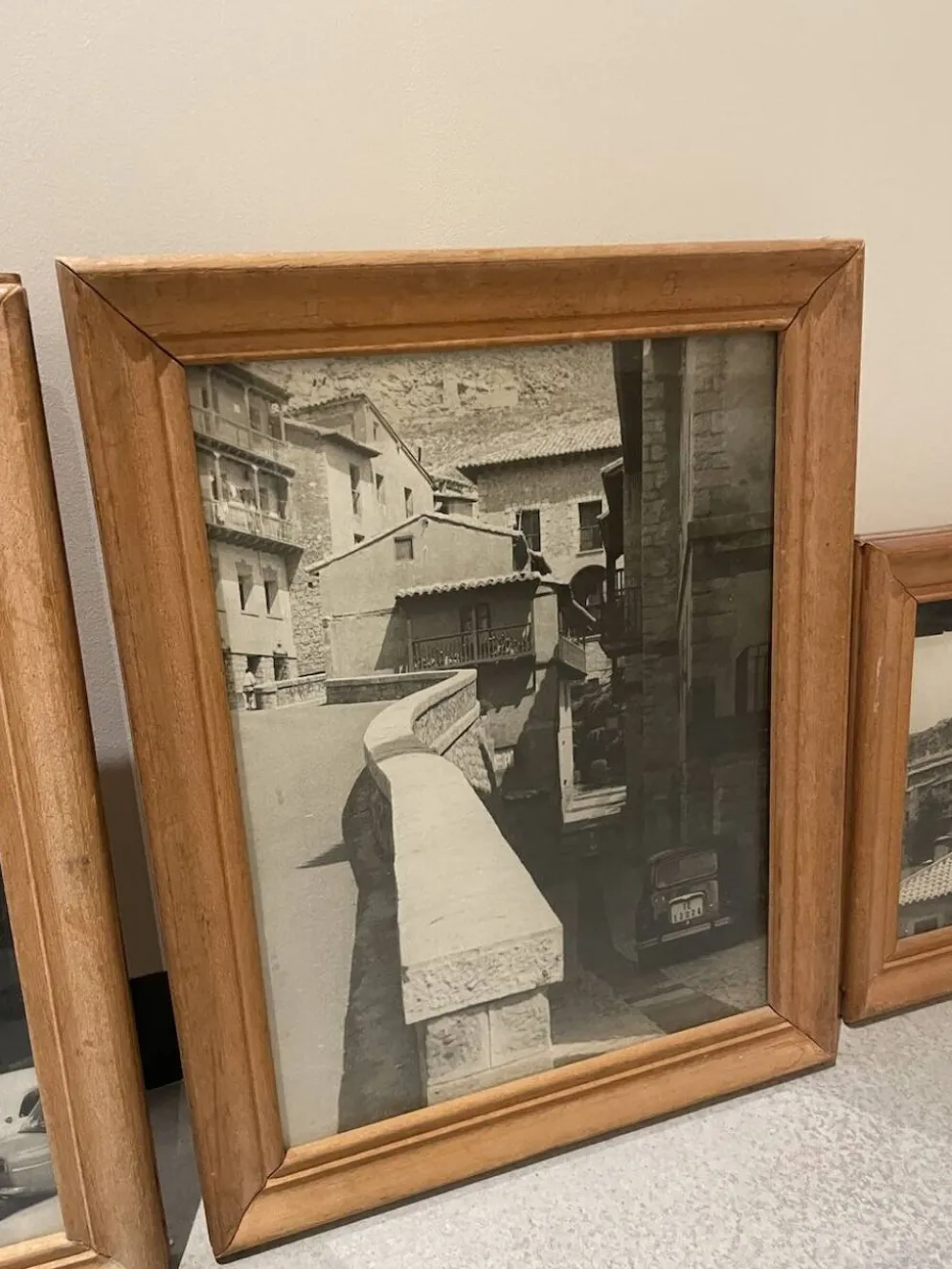 Set de trois photos noir et blanc 1950
