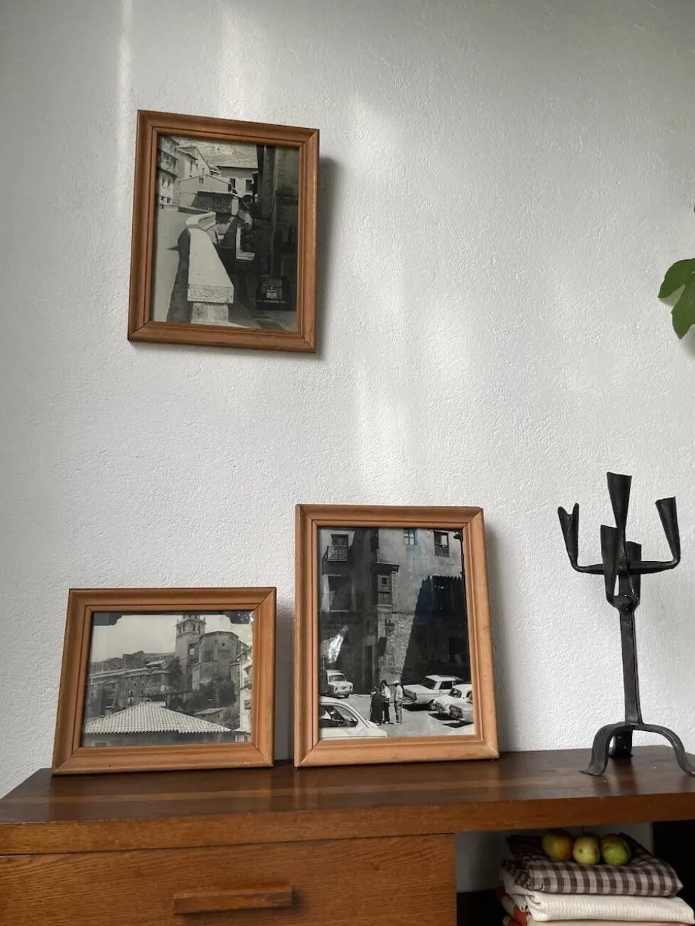 Set de trois photos noir et blanc 1950