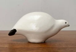 Sifflets d'oiseaux en céramique faits main vintage Riekko de Punainen Paja et Lintupaja, Finlande, années 1970, lot de 2