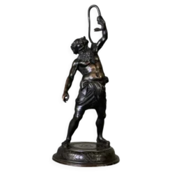 Silène, sculpture en bronze d’après l’antique, XIXème siècle