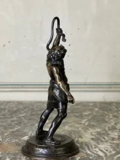 Silène, sculpture en bronze d’après l’antique, XIXème siècle