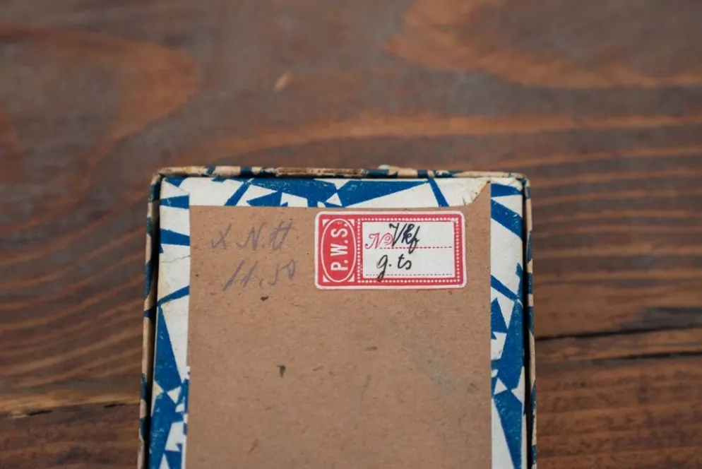Small game of travel checkers, beech wood, 1970