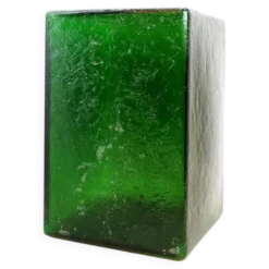 Socle en acrylique translucide vert bouteille