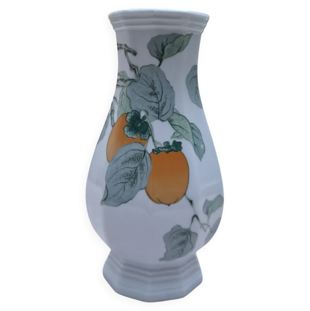Soliflore en porcelaine octogonal « Lombardia Apricot » - Gallo Design