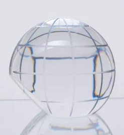 Sphère en verre décoratif vintage, années 1970