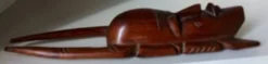 Série de 7 masques semainiers – Artisanat d'art Sénégal (années 80) – Bois