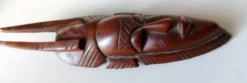 Série de 7 masques semainiers – Artisanat d'art Sénégal (années 80) – Bois