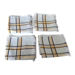 Série de 4 serviettes