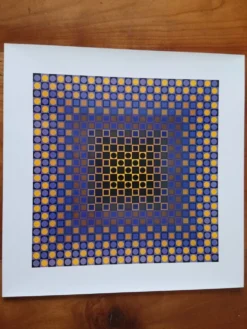 Sérigraphie Op Art Victor Vasarely - Éditions du Griffon