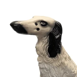 Statue de chien en céramique italienne vintage, années 1960/70.