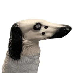 Statue de chien en céramique italienne vintage, années 1960/70.