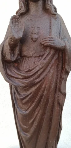 Statue de Jésus en fonte