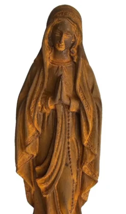 statue de la vierge en fonte