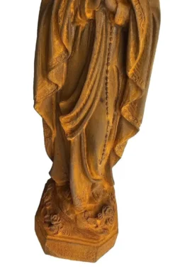 statue de la vierge en fonte
