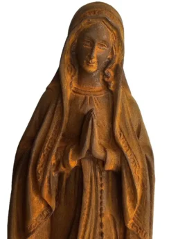 statue de la vierge en fonte