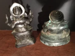 Statue Ganesh en bronze, inde