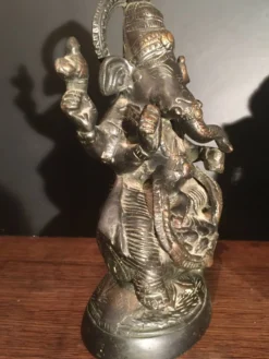 Statue Ganesh en bronze, inde