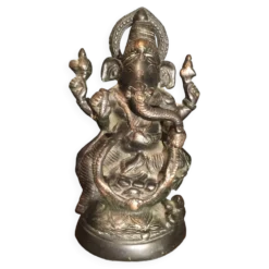 Statue Ganesh en bronze, inde
