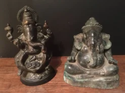 Statue Ganesh en bronze, inde