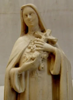 Statue sainte Thérèse de Lisieux sceau laiton Atelier Saint Joseph de Lisieux