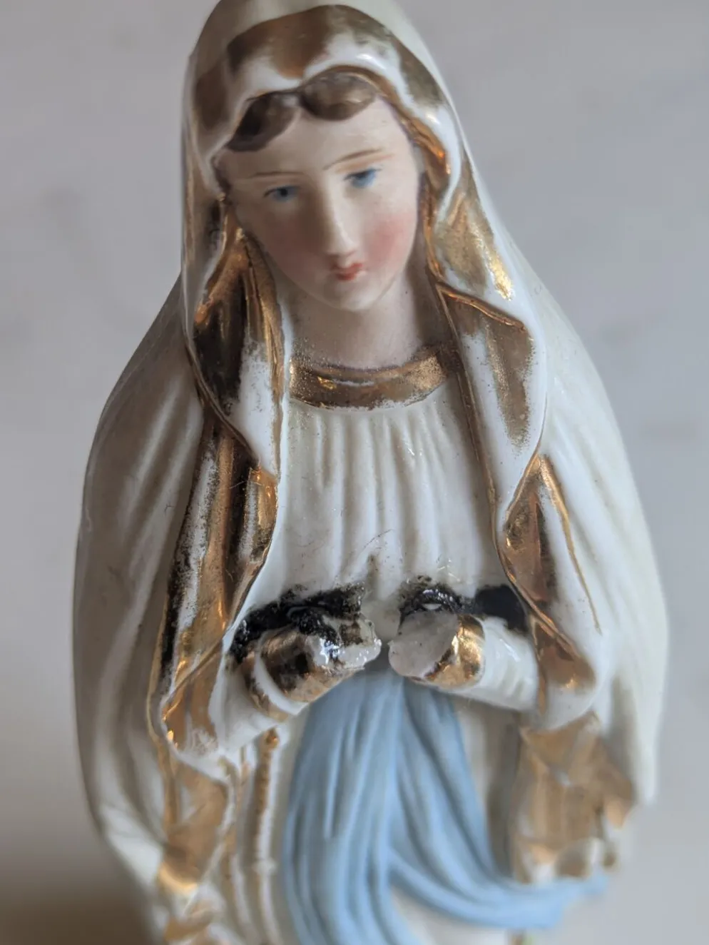 Statuette de la Sainte Vierge, fin XIXeme - début XXeme