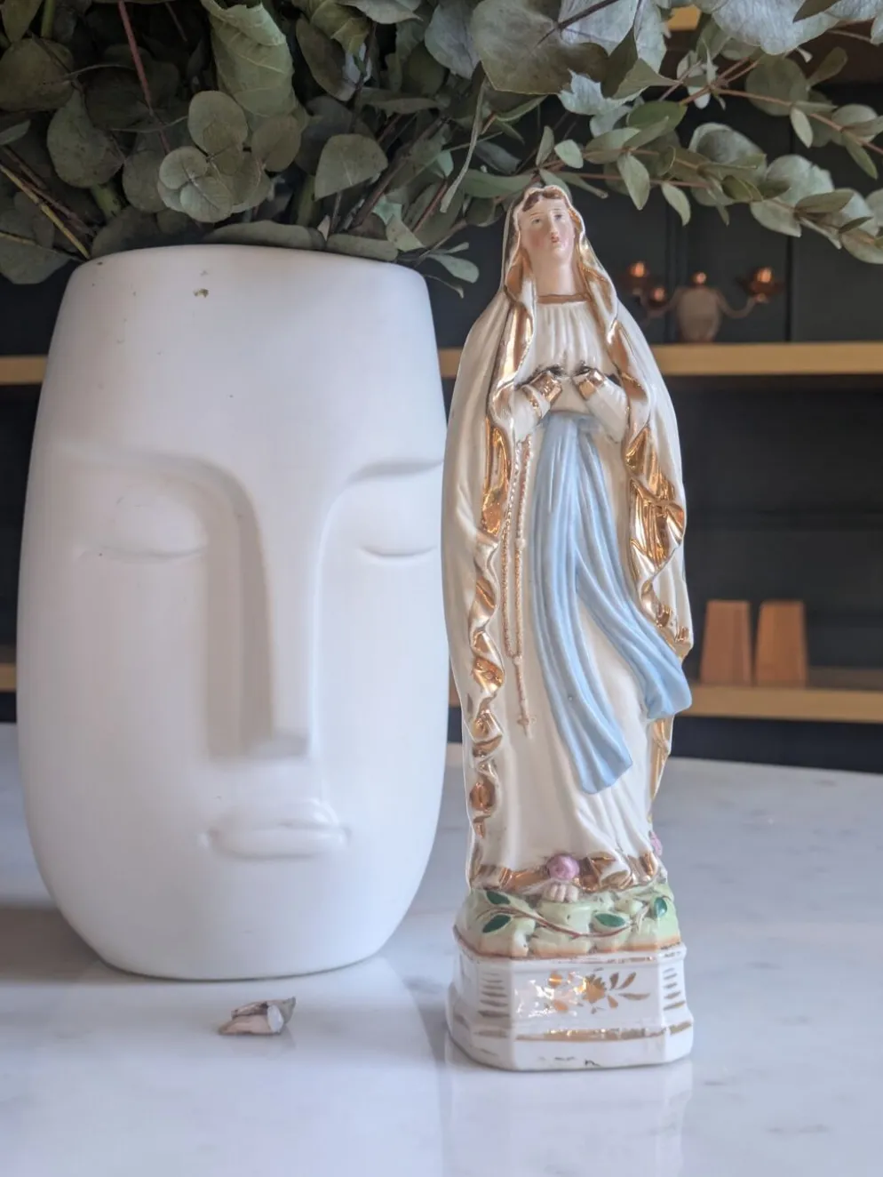 Statuette de la Sainte Vierge, fin XIXeme - début XXeme