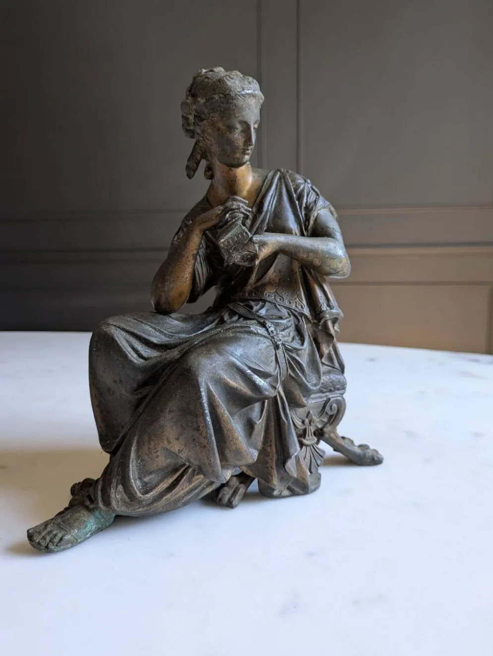 Statuette en régule antique Napoleon III