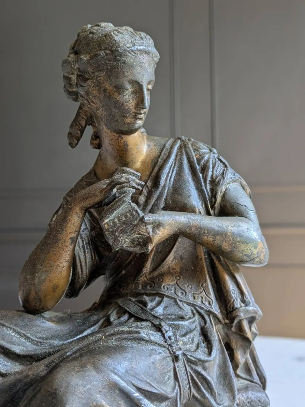 Statuette en régule antique Napoleon III